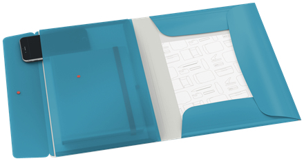 Leitz Cosy Mobile 3-klap mappe med lomme