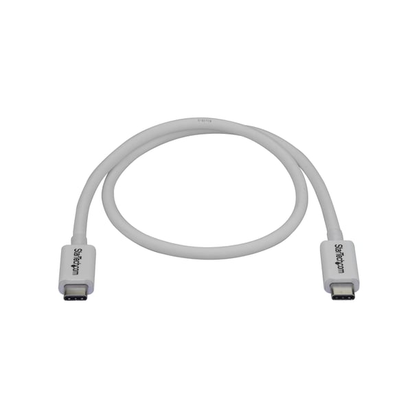 StarTech.com TBLT34MM50CW Thunderbolt kabel 0,5 m 40 Gbit/sek. Hvid