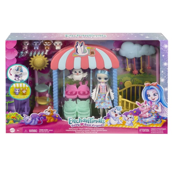 Enchantimals City Tails BABY BEST FRIENDS Darling Daycare Playset
