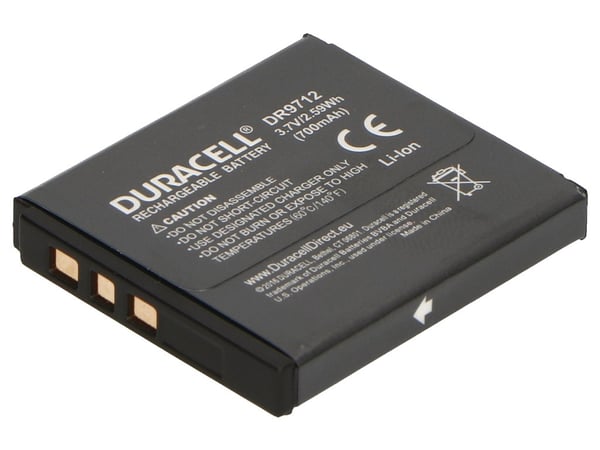 Duracell DR9712 batteri til kamera/videokamera Lithium-Ion (Li-Ion) 700 mAh