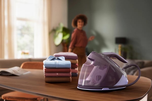 Philips PSG7150/30 Dampstrygning station 2100 W 1,8 L SteamGlide Elite-strygesål Lilla