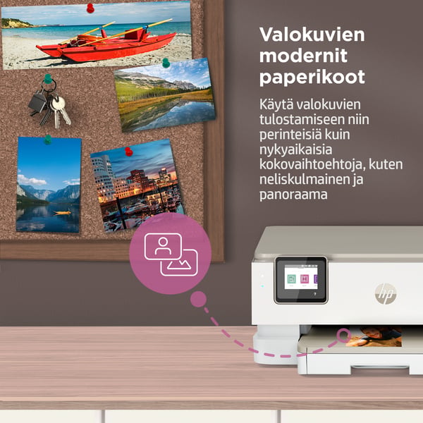 HP ENVY Inspire 7220e Langaton All-in-One Väri Tulostin, Instant Ink; Kopiokone, skanneri