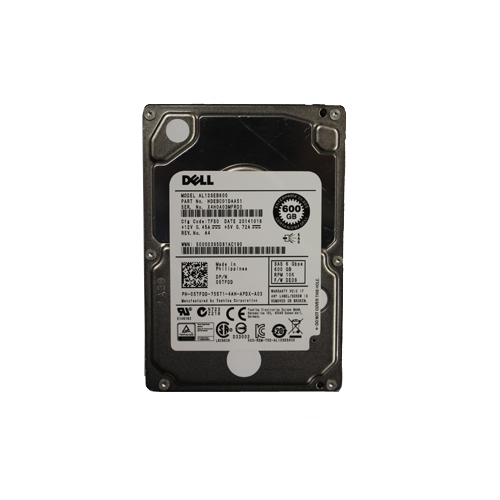 DELL 600GB SAS 10000rpm sisäinen kiintolevy 2.5"