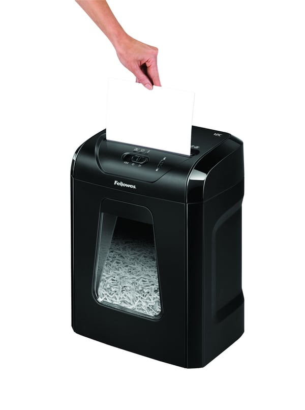 Fellowes Powershred 12C - Makulator - Krydsskæring