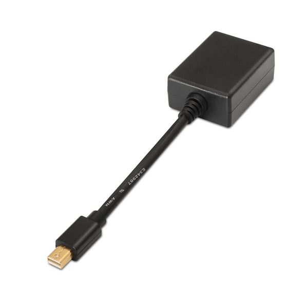AISENS A125-0135 videokabel adapter 0,15 m Mini DisplayPort VGA Sort