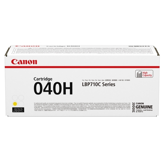 Canon 040H värikasetti 1 kpl Alkuperäinen Keltainen