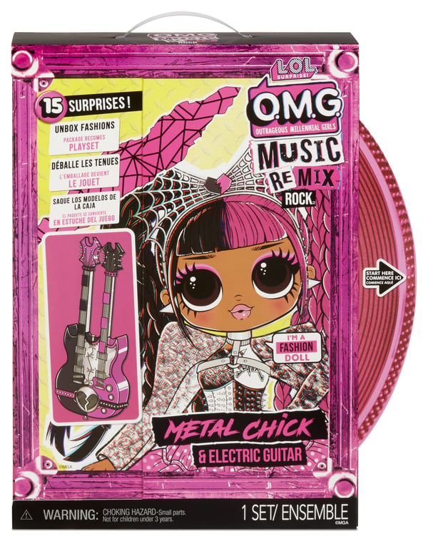 L.O.L. Surprise! OMG Remix Rock- Metal Chick and Electric Guitar