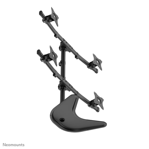 Neomounts NM-D335D4BLACK skærmbeslag og -stativer 68,6 cm (27") Skrivebord Sort