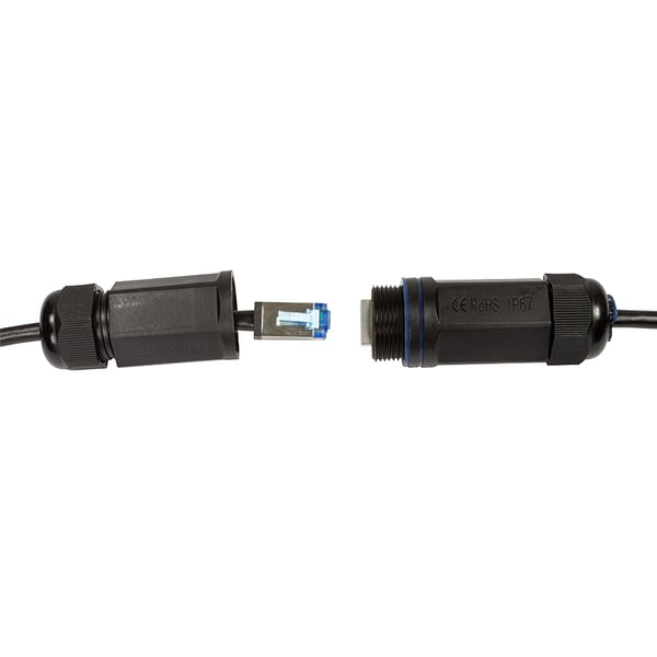 LogiLink CQ7123S nätverkskablar Svart 30 m Cat6a S/FTP (S-STP)
