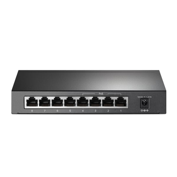 TP-Link TL-SF1008P Hallitsematon Fast Ethernet (10/100) Power over Ethernet -tuki Musta
