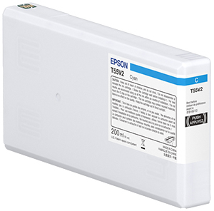 Epson C13T55W200 mustekasetti 1 kpl Alkuperäinen Perusvärintuotto Syaani