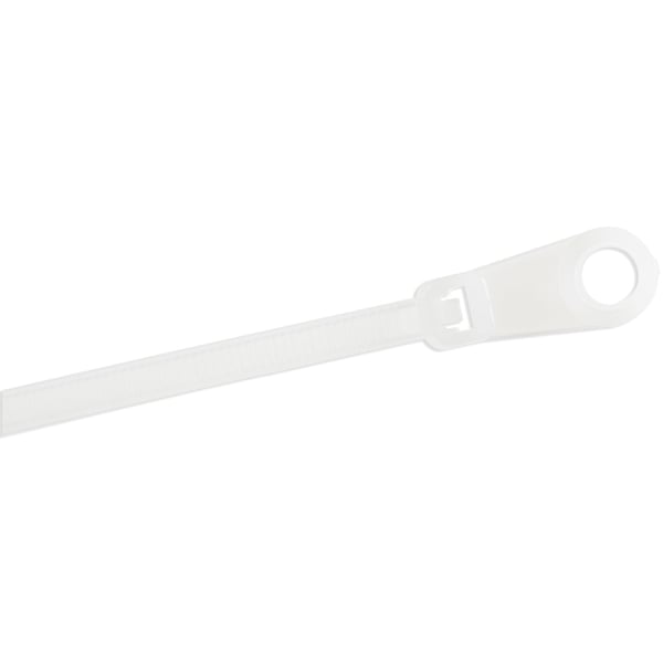 StarTech.com CBMZTS10N6 kabelsamler Udløselig kabelbinder Nylon, Plast Hvid 100 stk
