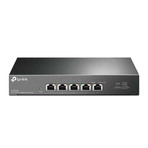 TP-Link TL-SX105 nätverksswitchar Ohanterad 10G Ethernet (100/1000/10000) Svart