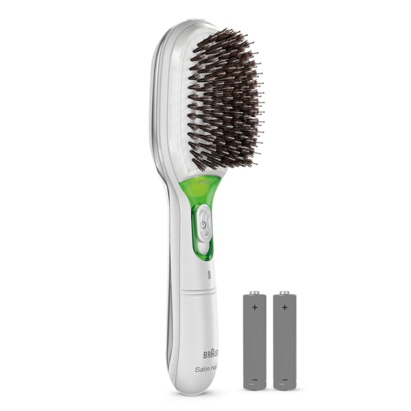 Braun 81533837 hårbørste og kam Voksen Paddle hårbørste Grøn, Hvid 1 stk
