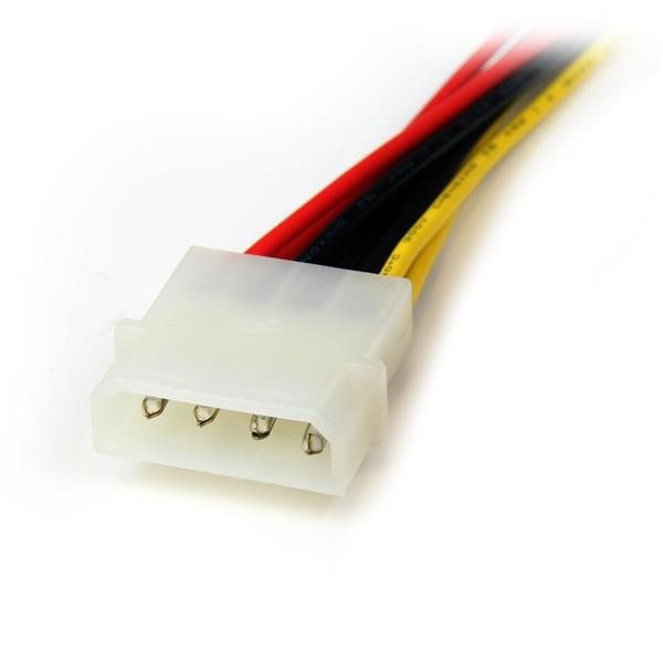 StarTech.com 30 cm LP4 till 2x SATA ström Y-kabeladapter