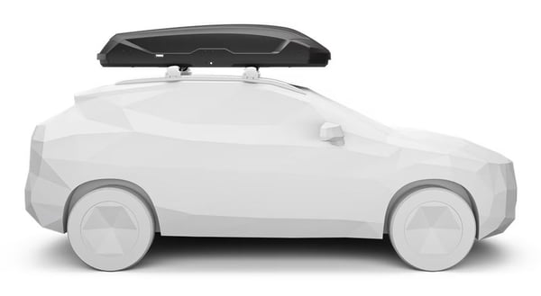 Thule Pulse 2 XL Kova suksiboksi Musta