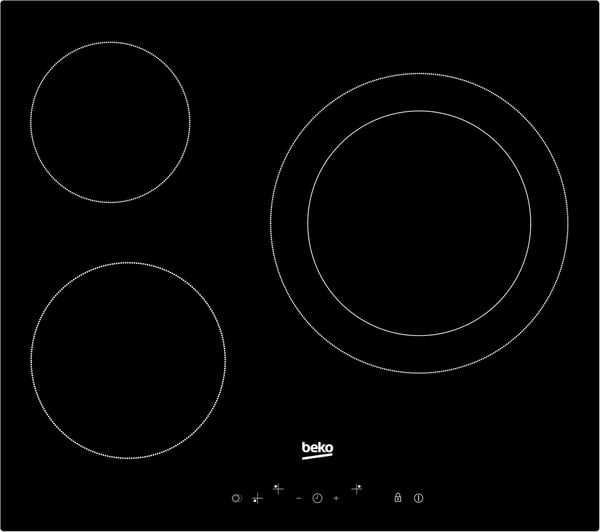 Beko HIC63402T spishällar Svart Inbyggd Keramisk 3 zone(s) Beko HIC63402T spishällar Svart Inbyggd Keramisk 3 zone(s)