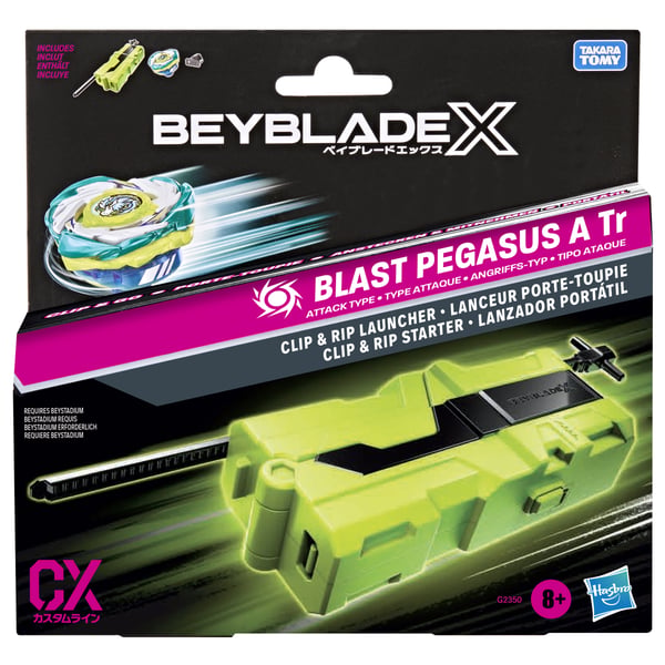Beyblade X Clip & Rip-avfyrarset
