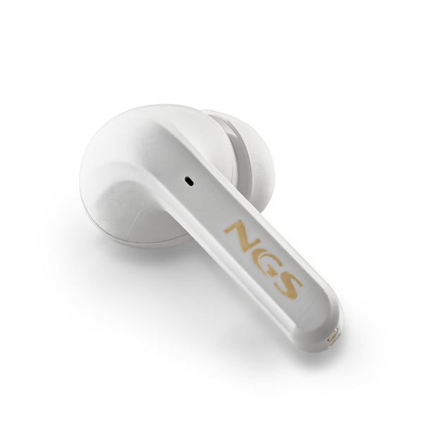 NGS ARTICA TROPHY Kuulokkeet Langaton In-ear Puhelut/Musiikki USB Type-C Bluetooth Kulta, Valkoinen