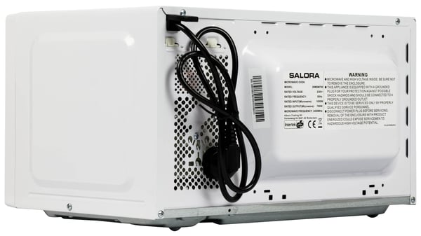 Salora 20MSM700 mikrovågsugn Vit Enbart mikrovågsugn Bänkdiskmaskin 20 l 700 W