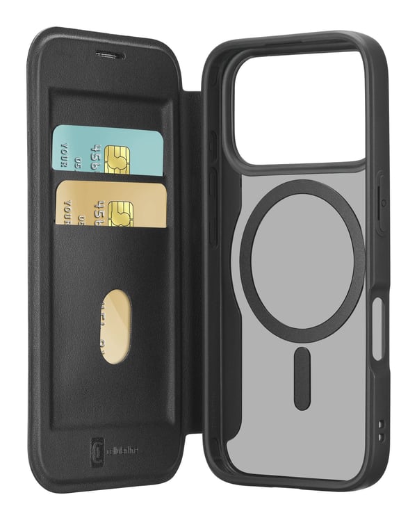 Cellularline Daily Mag mobiltelefonfodral 16 cm (6.3") Folio Svart