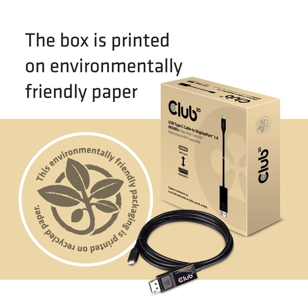 Club 3D CAC-1557 - Ekstern videoadapter - USB-C