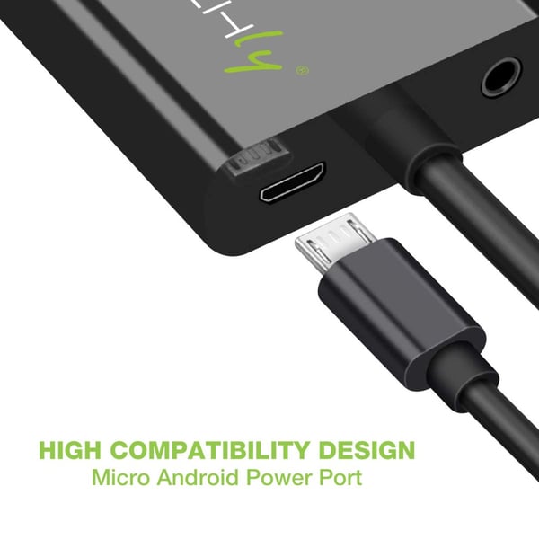 Techly IDATA HDMI-VGA4 videokaapeli-adapteri VGA (D-Sub) HDMI Type C (Mini) Musta
