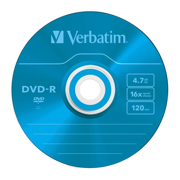 Verbatim DVD-R Colour 4,7 GB 5 kpl