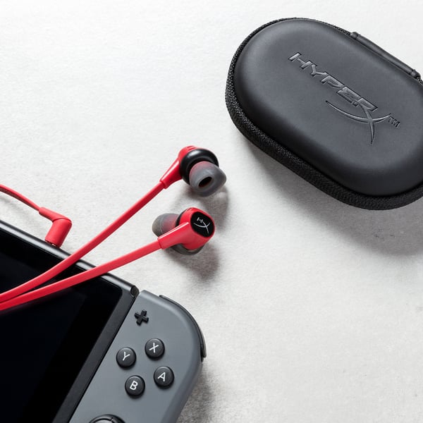 HyperX Cloud Earbuds (rød-sort)
