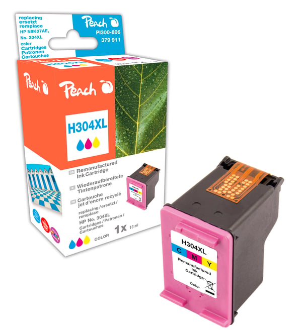 Peach Tinte color PI300-806 blækpatron 1 stk Kompatibel Højt (XL) udbytte Blå, Magenta, Gul