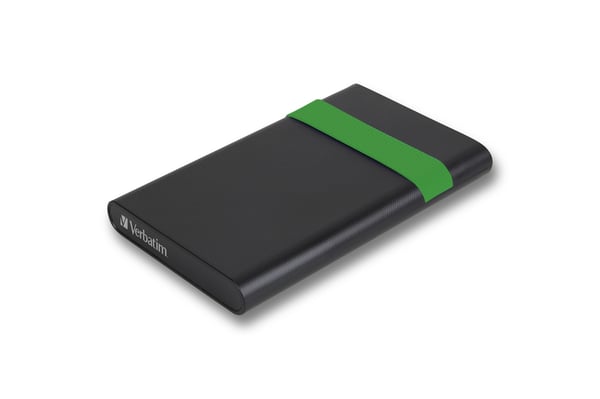 Verbatim 53111 externa hårddiskar 512 GB 5400 RPM 2.5" Micro-USB B 2.0/3.2 Gen 1 (3.1 Gen 1) Svart, Grön