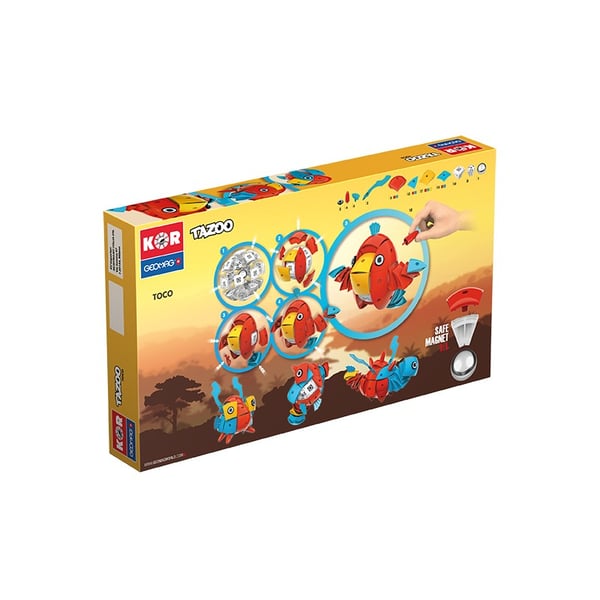 Geomag Tazoo Toco 86 pcs Neodymium magnet-legetøj