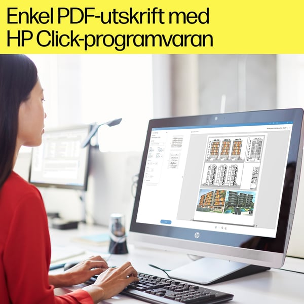 HP Designjet T2600 36 tum PostScript multifunktionsskrivare