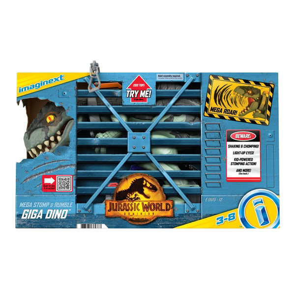 Fisher-Price Imaginext Jurassic World Mega Stomp & Rumble Giga Dino