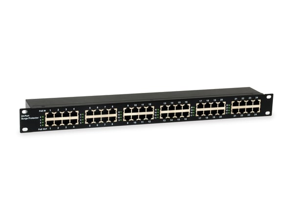 LevelOne ESP-2400 överspänningsskydd Svart 0 AC-utgångar 58 V