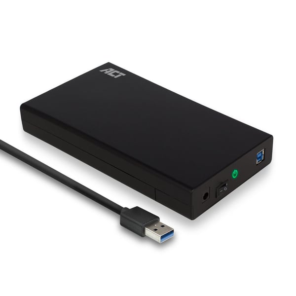 ACT AC1405 drevkabinet HDD/SSD kabinet Sort 3.5"