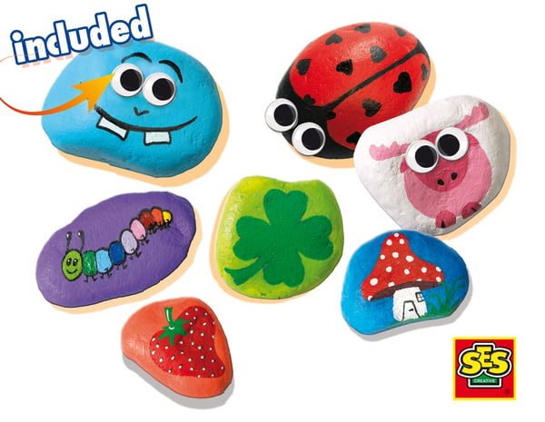 SES Creative Children's Rock Painting Kit