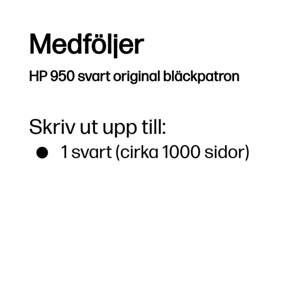 HP 950 svart original bläckpatron