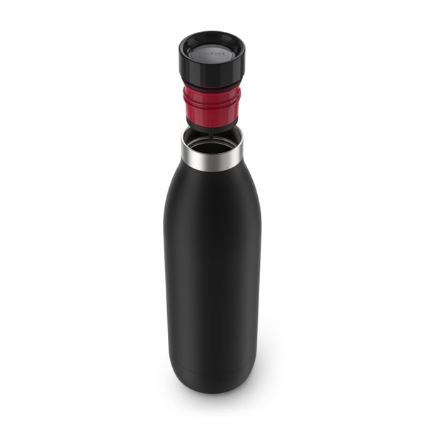 Tefal Bludrop Basic N31109 Dagligt forbrug, Vandring, Sport 700 ml Rustfrit stål Sort, Rustfrit stål
