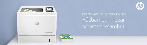HP LaserJet Enterprise M554dn - Skrivare - Färg - Duplex - Laser - A4/Legal - 1200 x 1200 dpi - upp till