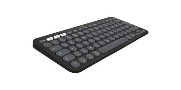 Logitech Pebble 2 Combo for Mac näppäimistö Sisältää hiiren Universaali RF Wireless + Bluetooth QWERTZ Saksa Grafiitti