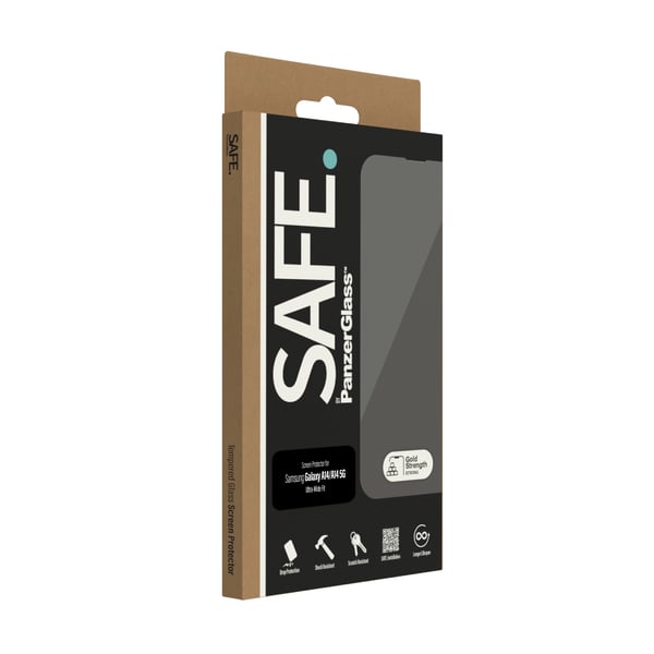 PanzerGlass SAFE. by ® Screen Protector Samsung Galaxy A14 | A14 5G | Ultra-Wide Fit Kirkas näytönsuoja 1 kpl
