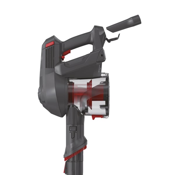 Hoover HF103PX 011 2-in-1-varsi-imuri Akku Kuiva Pussiton Musta, Punainen 2 ah