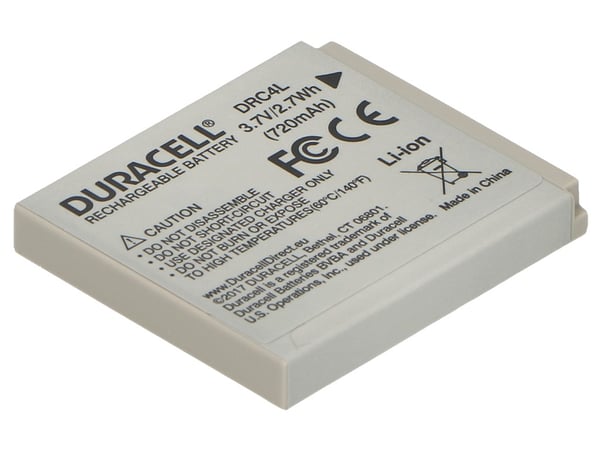 Duracell DRC4L kameran/videokameran akku Litiumioni (Li-Ion) 720 mAh