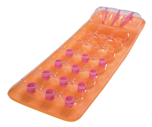 Bestway 43015 pool- och badmadrass Grön, Transparent, Gul Vinyl