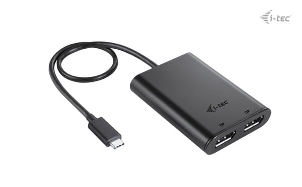 i-tec C31DUAL4K60DP USB grafisk adapter 7680 x 4320 pixel Sort