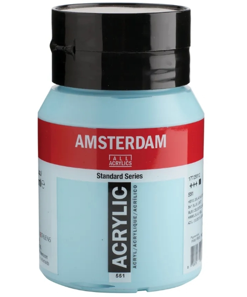 Amsterdam Standard akrylmaling 500 ml Blå Flaske