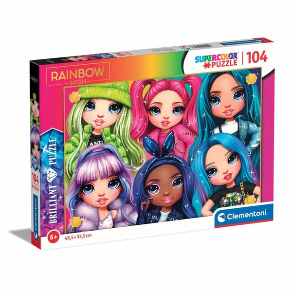 Clementoni Supercolor 20343 pussel 104 styck Tecknade serier