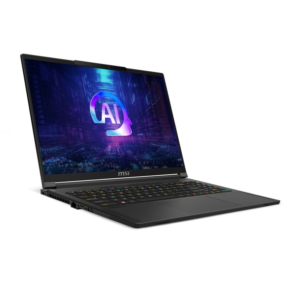 MSI Stealth A16 AI+ A3XWIG-043 AMD Ryzen AI 9 HX 370 Kannettava tietokone 40,6 cm (16") Quad HD+ 32 GB LPDDR5x-SDRAM 2 TB SSD NVIDIA GeForce RTX 5080 Wi-Fi 7 (802.11be) Windows 11 Home Musta