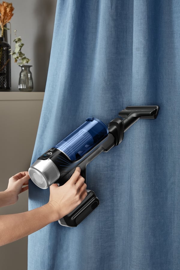Rowenta RH20C2 Skaftdammsugare, 2-i-1 Batteri Torr&våt Utan påse 0,4 l 250 W Svart, Blå